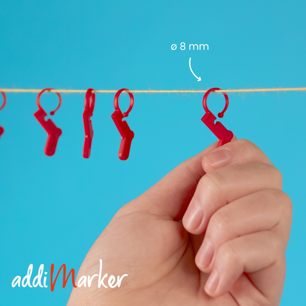 Maschenmarkierer Socken, 6 Stück