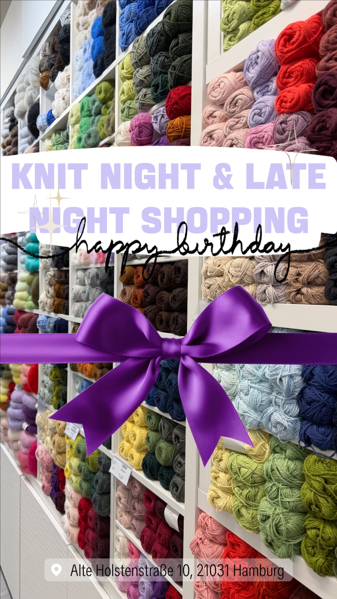 KNIT NIGHT ab 16 Uhr