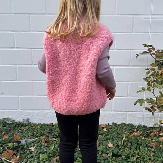 MINI FLUFFY FLEECE VEST