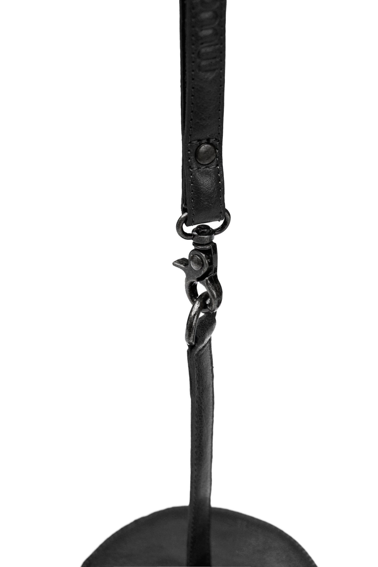 Gyrit Garnhalter mit praktischem Lederarmband: Reich Braun / Eine Größe
