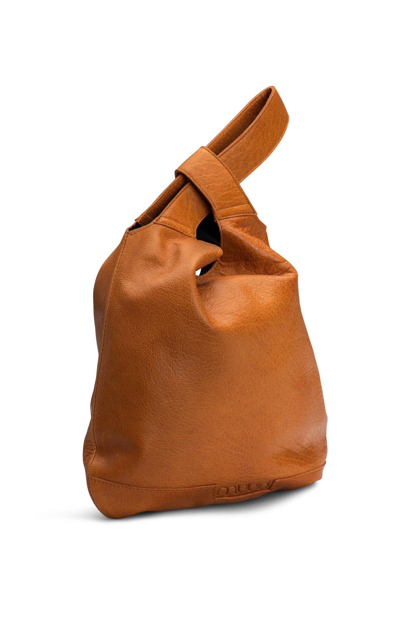 Dzana Projekt-Tasche aus Premium-Leder: Reich Braun / Eine Größe