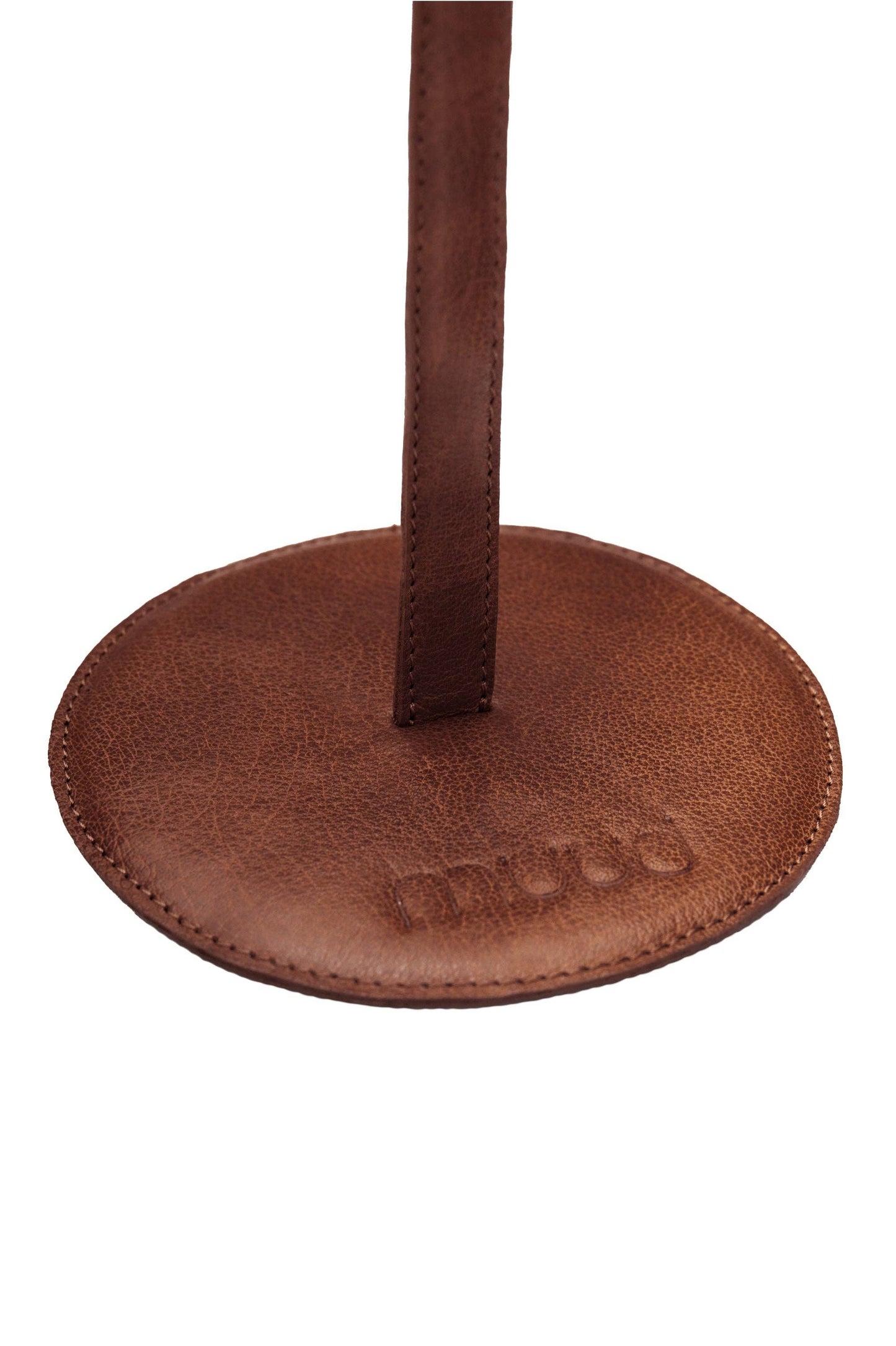 Gyrit Garnhalter mit praktischem Lederarmband: Whisky / Eine Größe