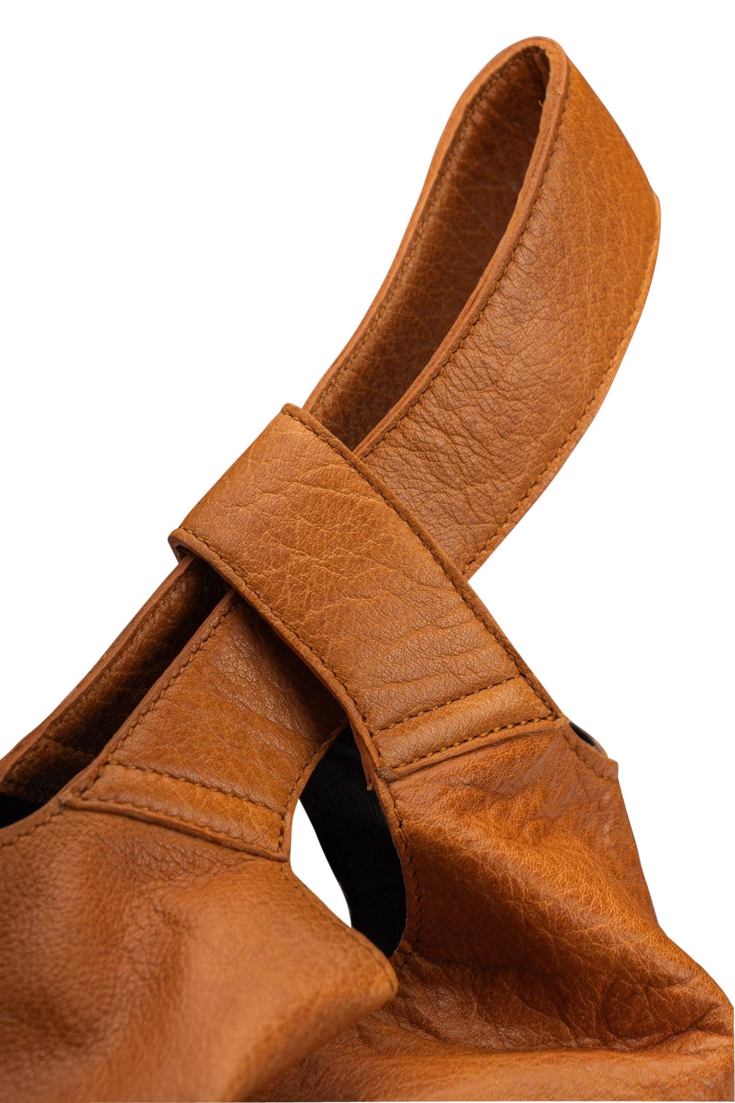 Dzana Projekt-Tasche aus Premium-Leder: Reich Braun / Eine Größe