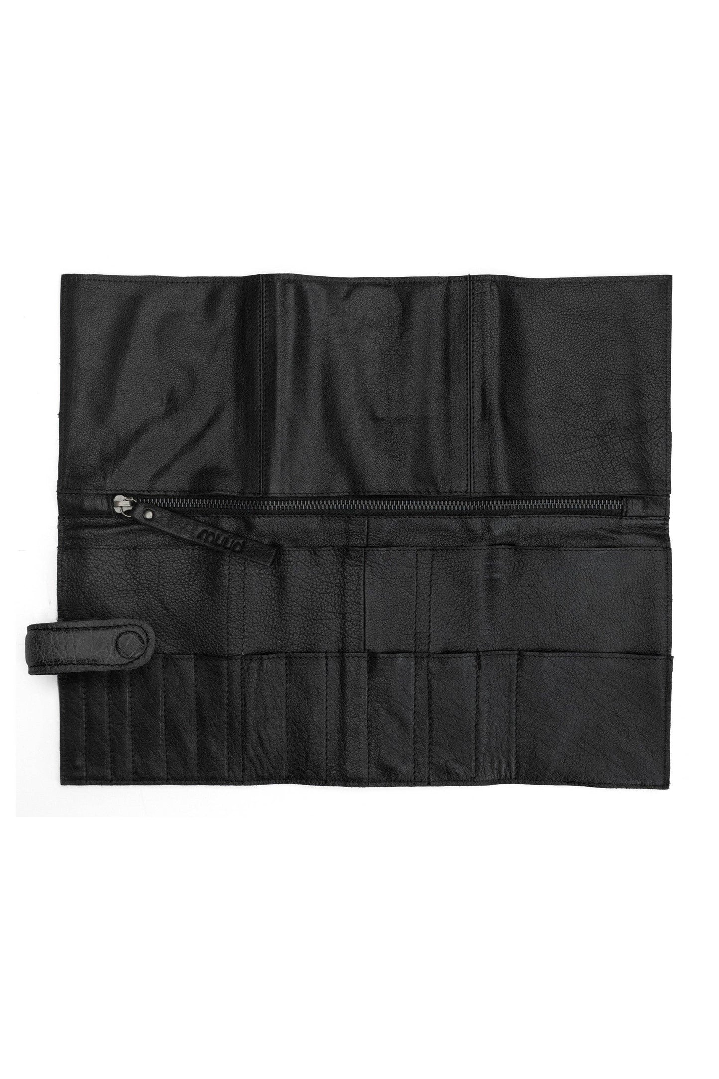 Stockholm Nadel-Etui aus Leder: Schwarz / Eine Größe