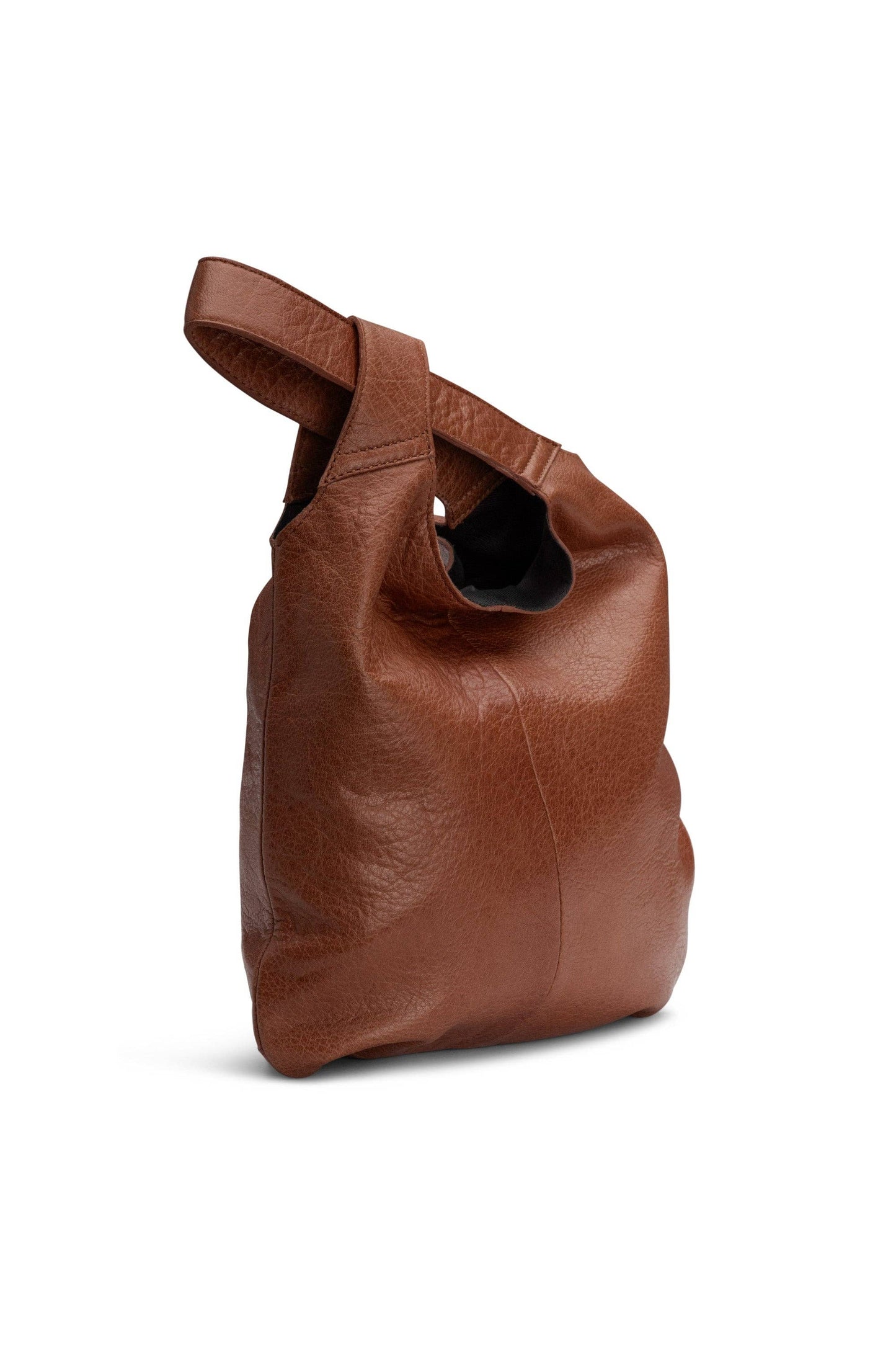 Dzana Projekt-Tasche aus Premium-Leder: Reich Braun / Eine Größe
