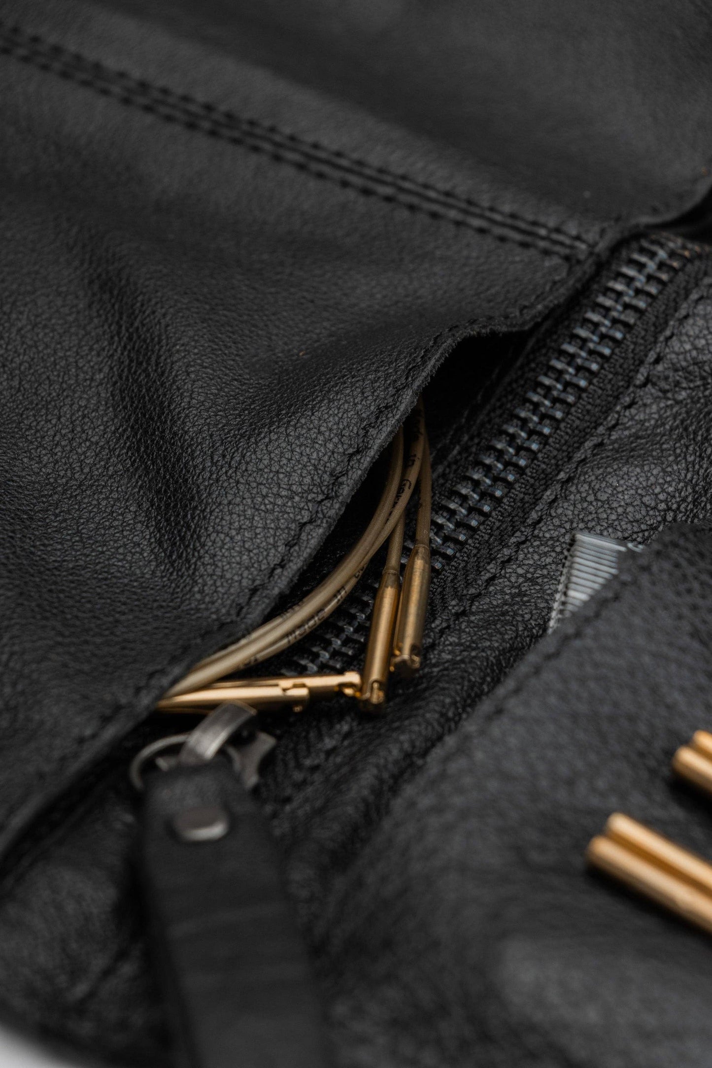 Stockholm Nadel-Etui aus Leder: Whisky / Eine Größe