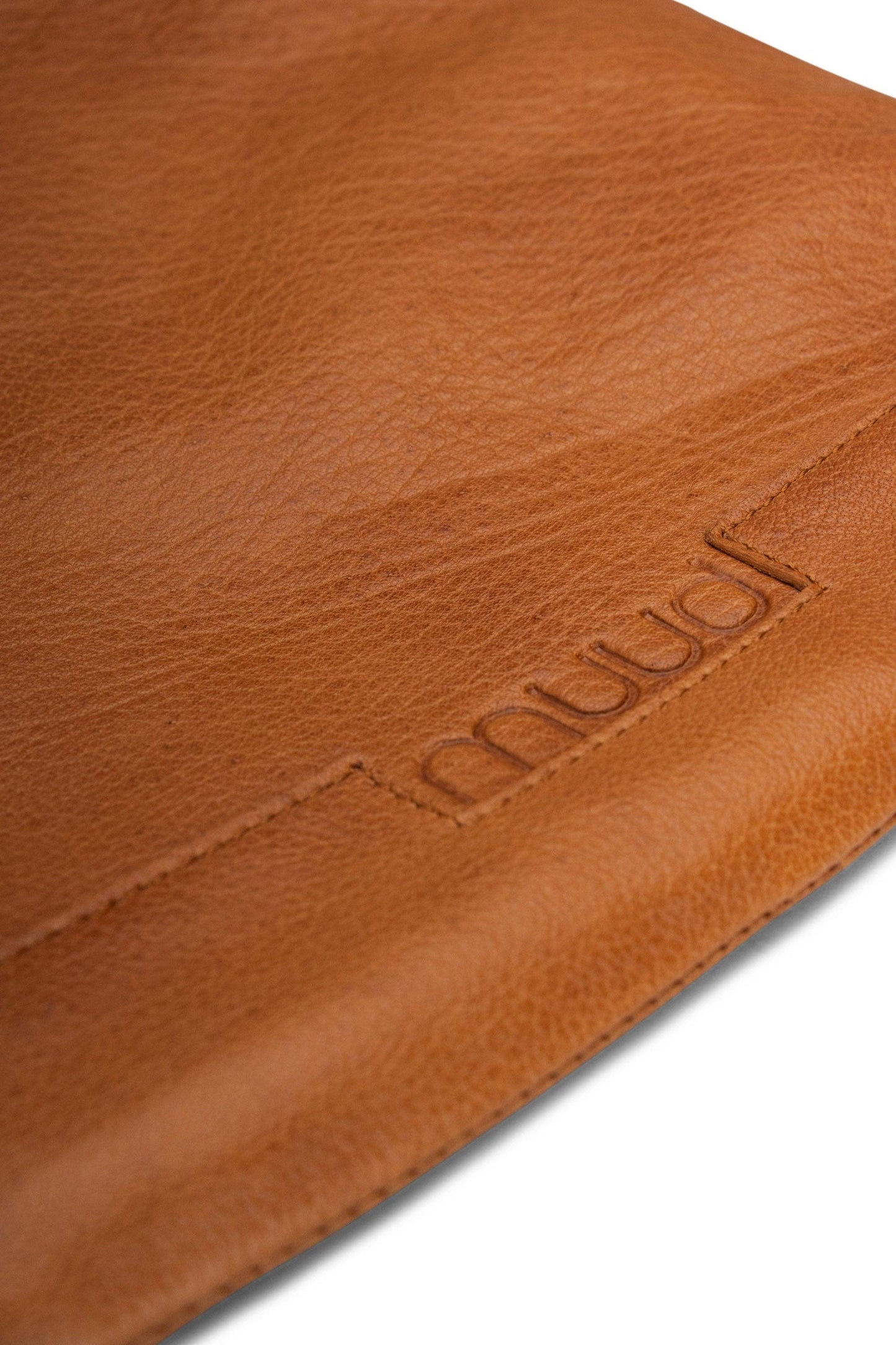 Dzana Projekt-Tasche aus Premium-Leder: Reich Braun / Eine Größe