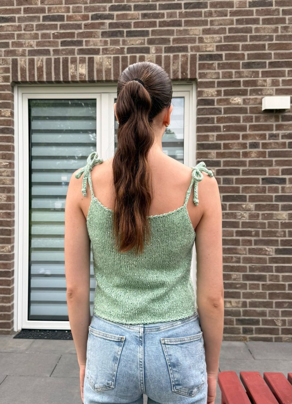 Glow Tie Top - Strickpaket