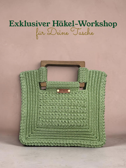 EXKLUSIVER HÄKEL-WORKSHOP FÜR DEINE TASCHE "ALVA" Sonntag 14.06.26 11-14 Uhr