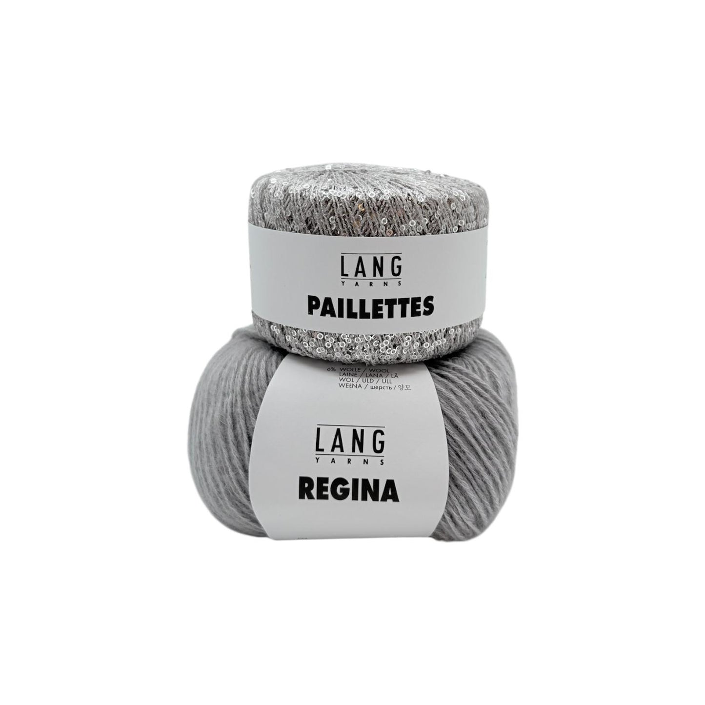Glow Tie Top - Strickpaket (REGINA/PAILLETTES)