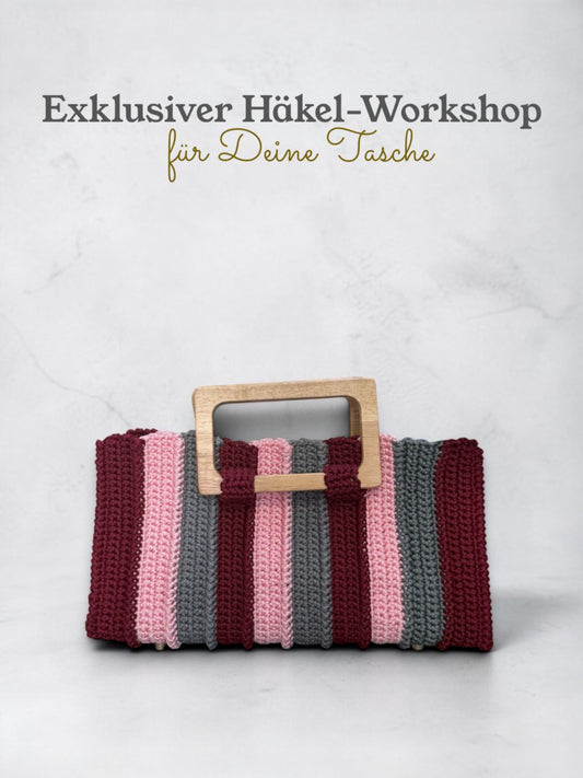EXKLUSIVER HÄKEL-WORKSHOP FÜR DEINE TASCHE "KAMILLA" SONNTAG 28.06.26 11-14 Uhr