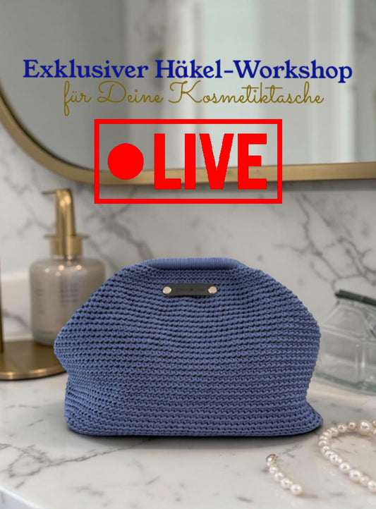ONLINE WORKSHOP FÜR DEINE KOSMETIKTASCHE/CLUTCH SONNTAG 19.07.2026 14-17 UHR