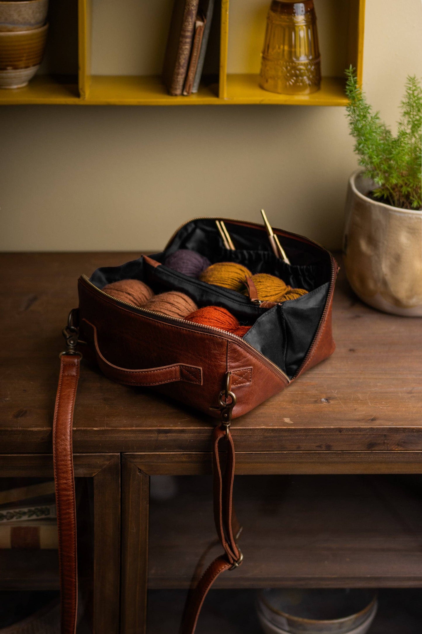 Cleo Projekt Tasche: Rich Brown / Eine Größe
