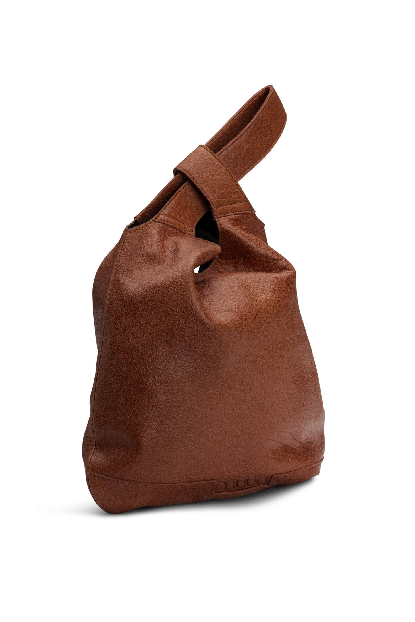 Dzana Projekt-Tasche aus Premium-Leder: Reich Braun / Eine Größe