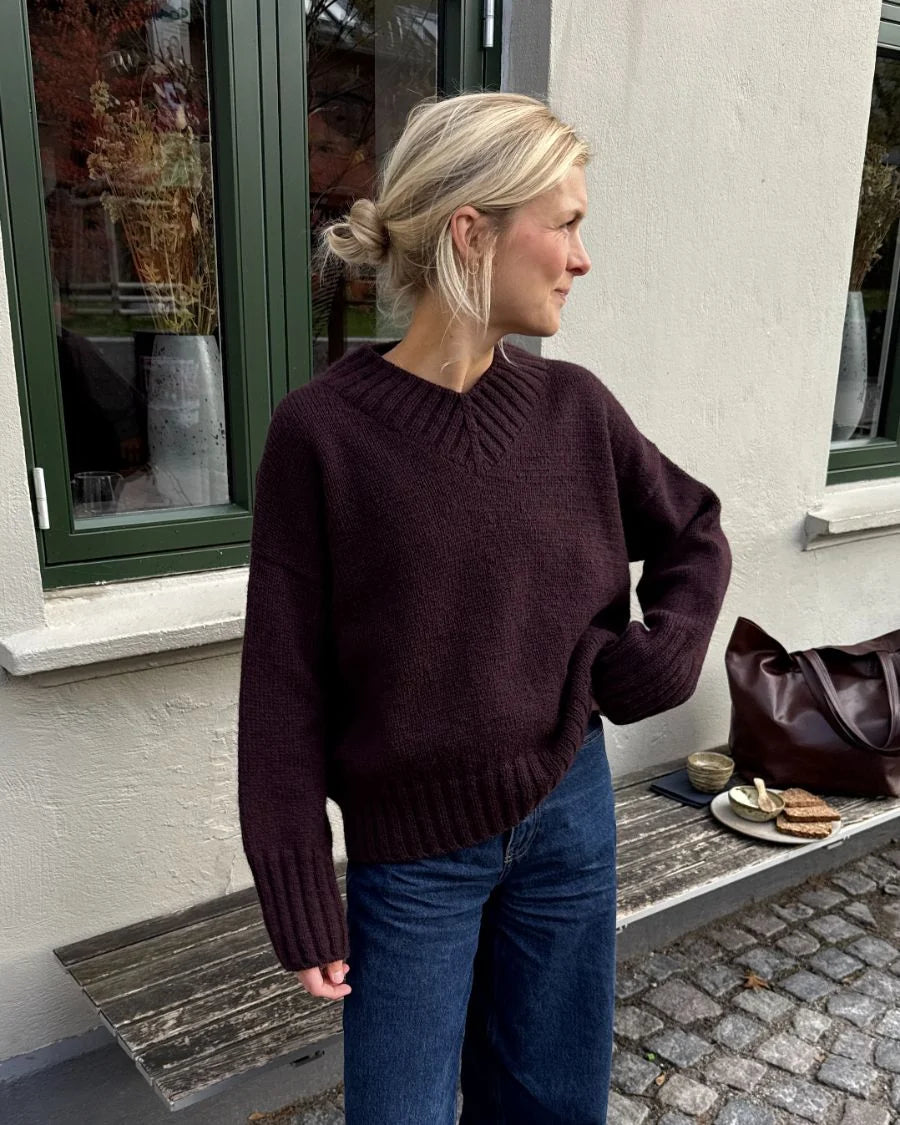 HANNA SWEATER V-NECK SET