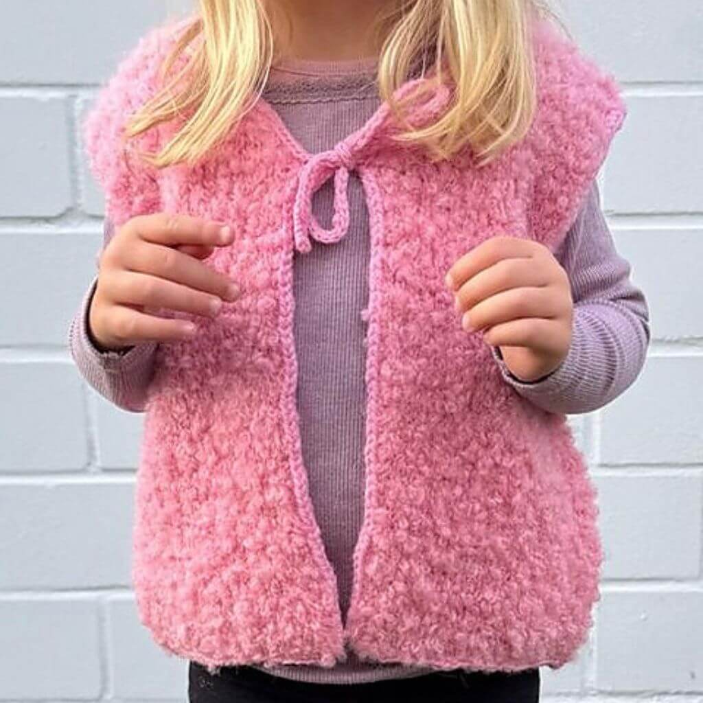 MINI FLUFFY FLEECE VEST